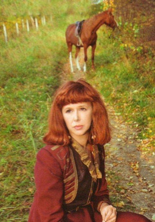 Blooming Hill in the Middle of an Empty Field