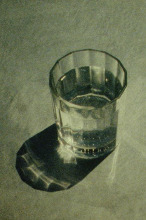 A glass of water